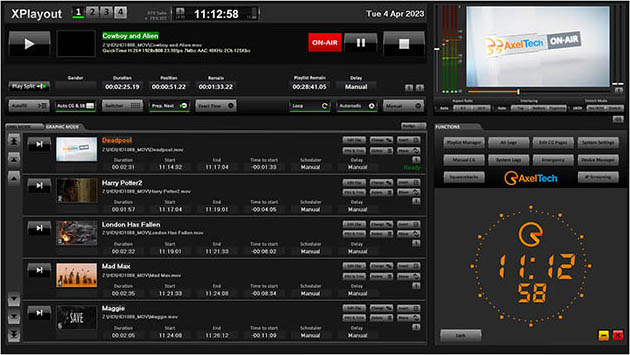 Xplayout 4K 超高畫質自動播放系統